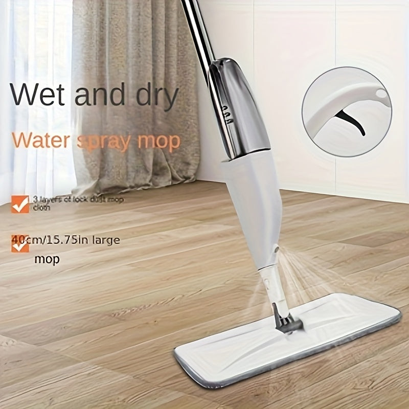 2-in-1 Spray Mop – Moeiteloze natte en droge vloerreiniging met herbruikbare pads