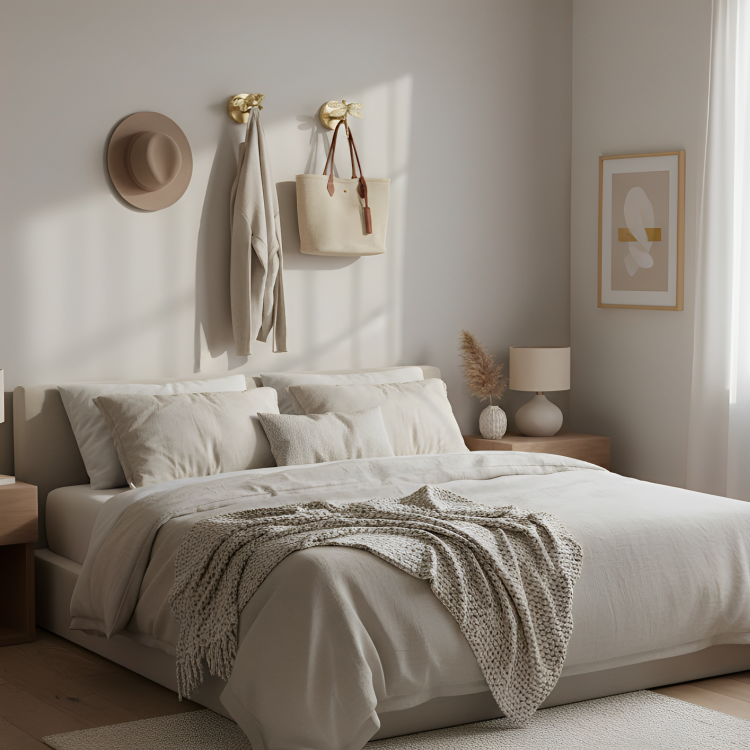 WildGleam | Massief messing wandhaken in de vorm van dierenkoppen – decoratieve haken voor jassen, hoeden en tassen