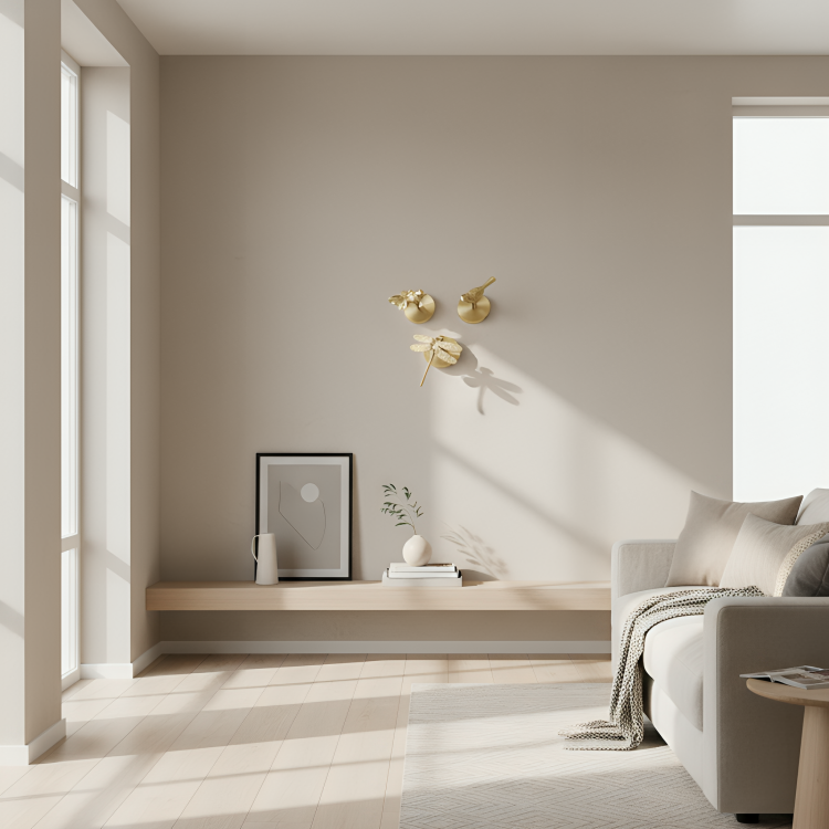 WildGleam | Massief messing wandhaken in de vorm van dierenkoppen – decoratieve haken voor jassen, hoeden en tassen