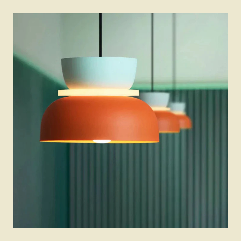 Moderne Scandinavische pastelkleurige hanglamp - Stijlvolle hanglamp