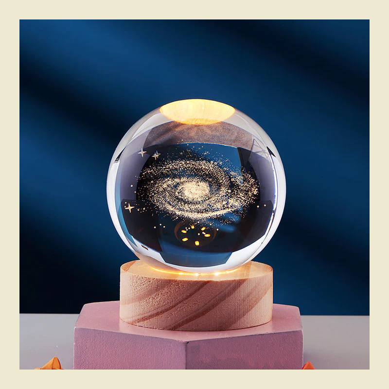 3D Kristallen Bollamp - Elegante Creatieve Lamp