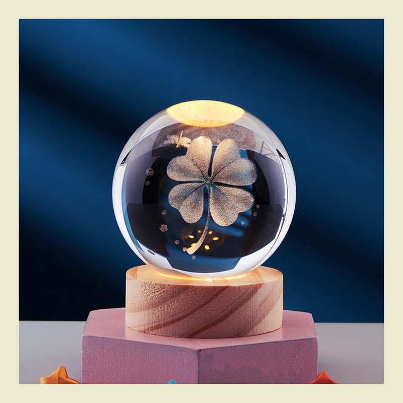 3D Kristallen Bollamp - Elegante Creatieve Lamp