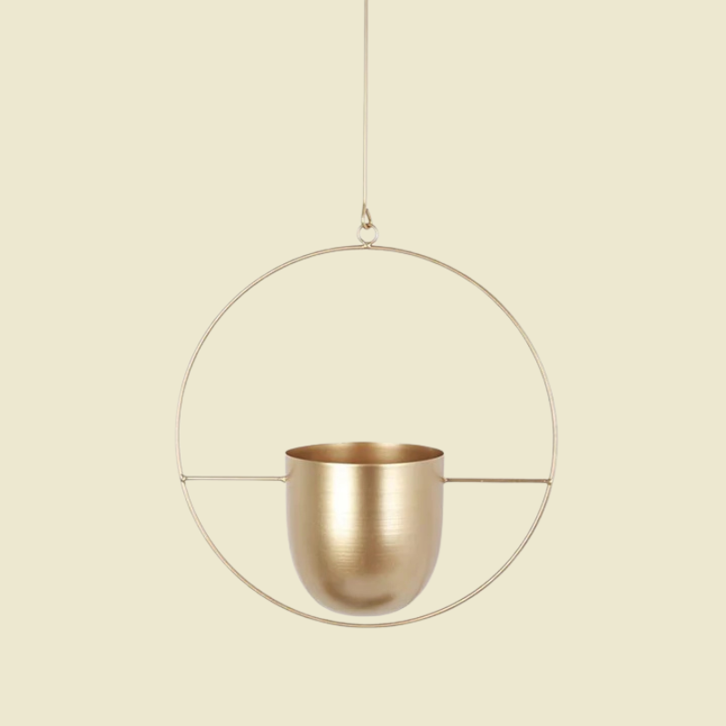 Moderne minimalistische wandplanter – elegant hangend plantenframe