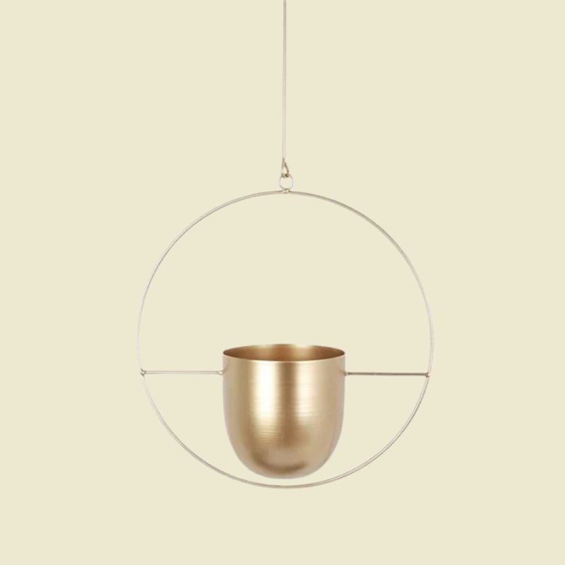 Moderne minimalistische wandplanter – elegant hangend plantenframe