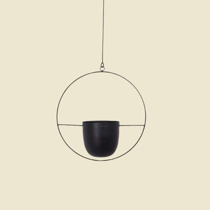 Moderne minimalistische wandplanter – elegant hangend plantenframe