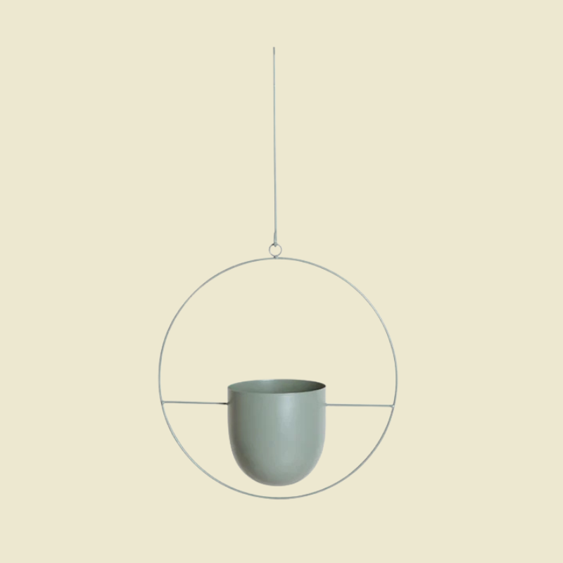 Moderne minimalistische wandplanter – elegant hangend plantenframe