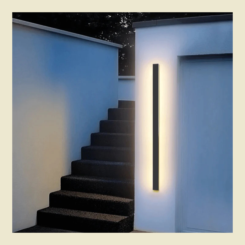 Moderne waterdichte LED-wandlamp - Stijlvolle buitenverlichting