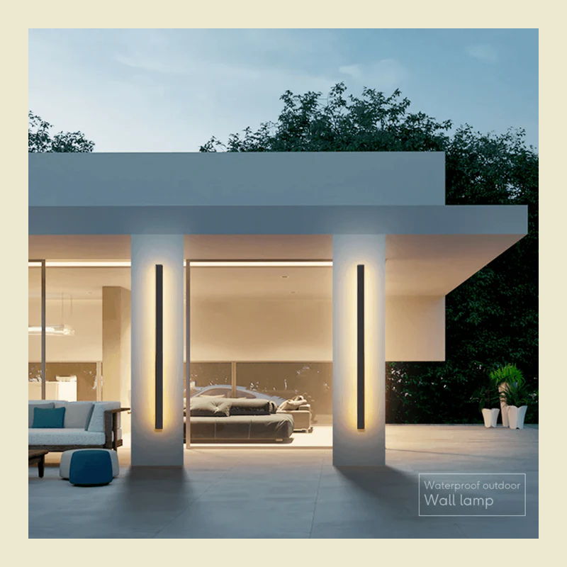 Moderne waterdichte LED-wandlamp - Stijlvolle buitenverlichting