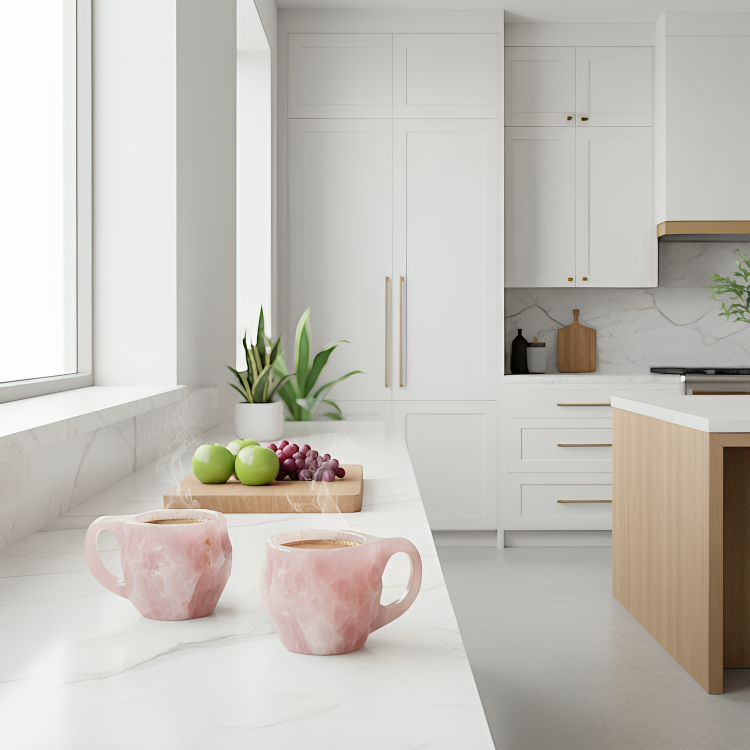 CrystalMug | Luxe Kristal Koffiekopjes – Duurzaam, Handgemaakt, Warmtebehoud, Thee & Koffie Set 2 stuks