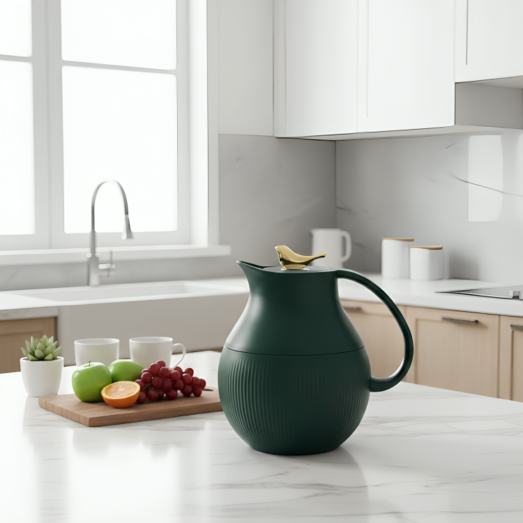 LumoCarafe | Grote capaciteit 950 ml roestvrijstalen vacuüm geïsoleerde kan – tafelmodel warmhoudpot