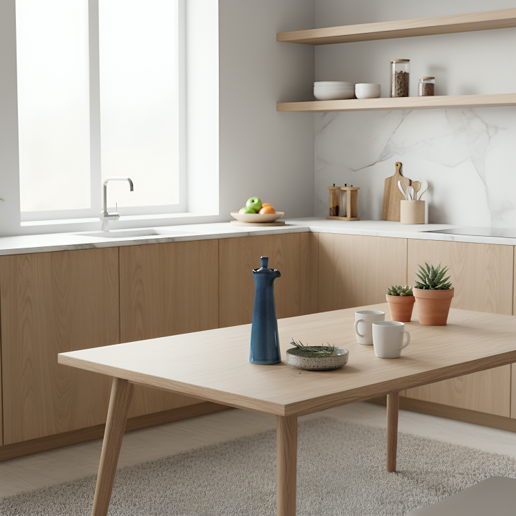 OleoPour | Nordic Keramische Olie- & Kruidenfles – Druppelvrije schenktuit, Minimalistisch Scandinavisch Design