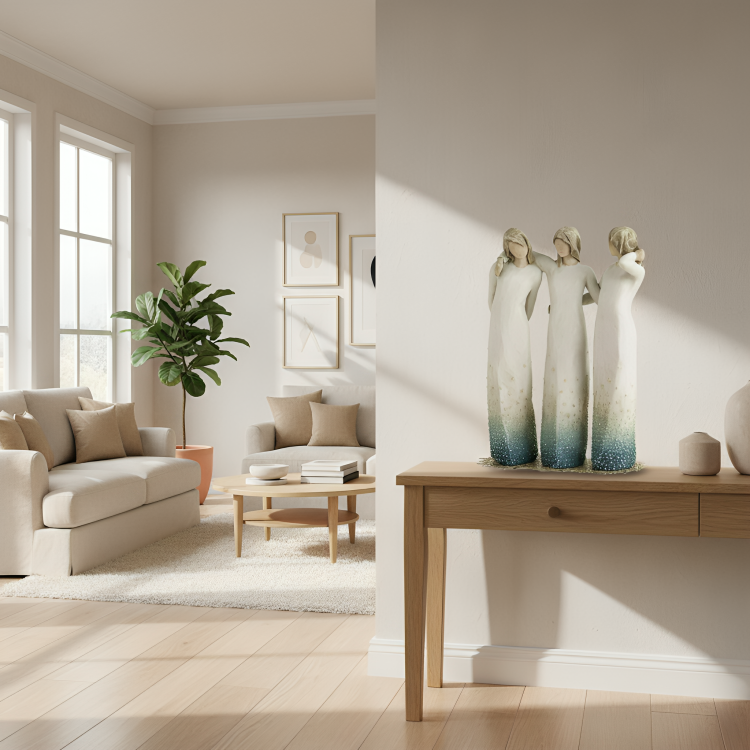 EverSisters | By My Side Handgemaakt hars beeldje – Zus & vriendschap aandenken cadeau