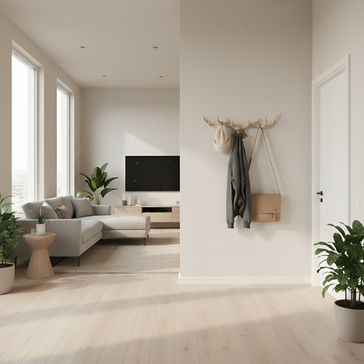 WildHook | Vintage jassenrek van gewei – Rustieke wandhaak van hertenhoorn voor jassen, hoeden en tassen