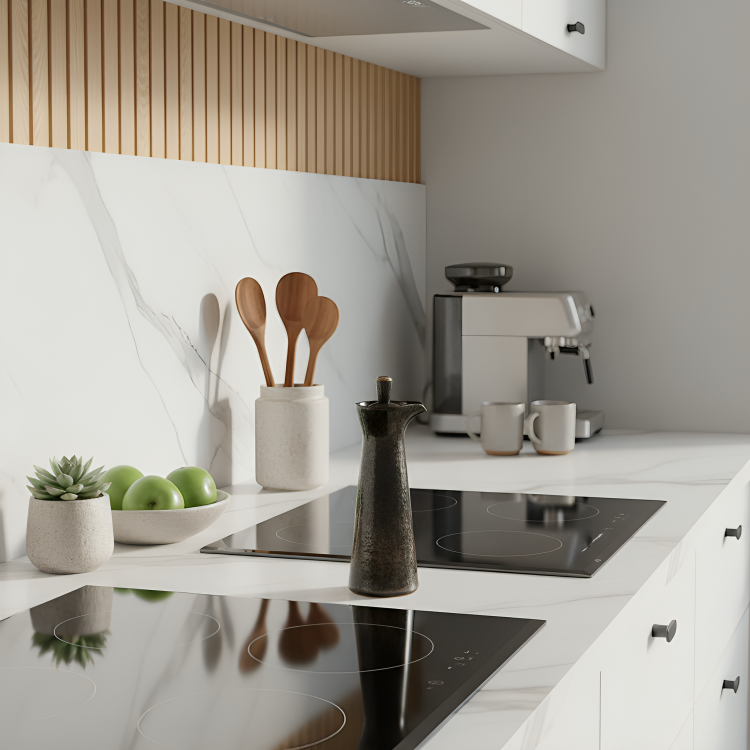 OleoPour | Nordic Keramische Olie- & Kruidenfles – Druppelvrije schenktuit, Minimalistisch Scandinavisch Design