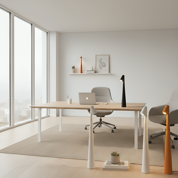 LumaNord | Nordic minimalistische LED-sfeerverlichting – draadloos, dimbaar via aanraking