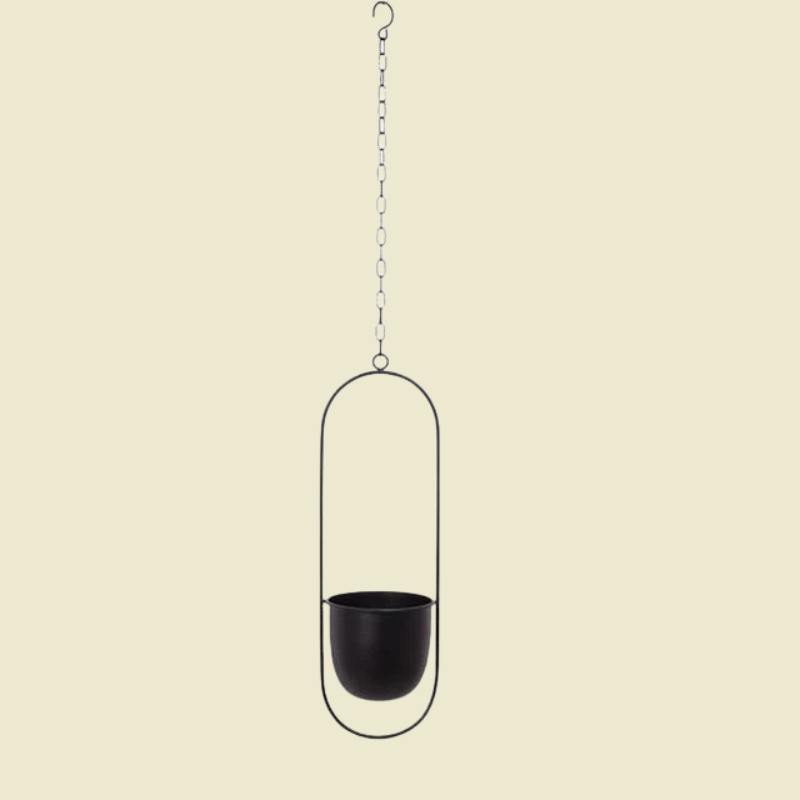 Moderne minimalistische wandplanter – elegant hangend plantenframe